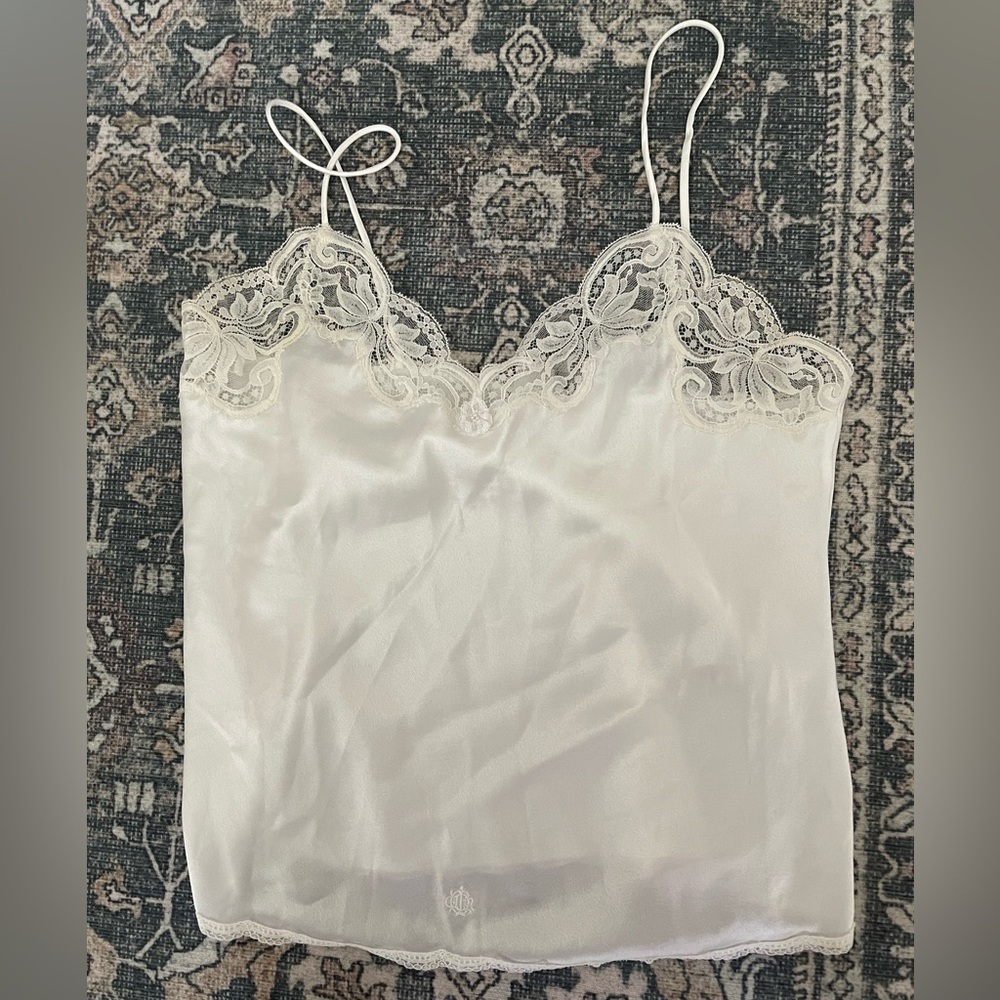 Vintage Christian Dior lace cami